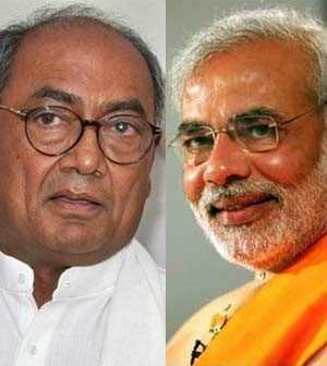 नरेंद्र मोदी के विरुद्ध दिग्विजय सिंह चुनाव लड़ने को तैयार