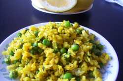 मटर पोहा