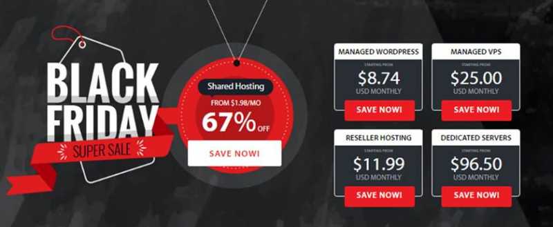 {67% Off} A2 Hosting Black Friday & Cyber Monday Deals 2018{$1.98/month}