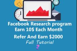 [BIG LOOT] Facebook Research App - Get $5   $10 per Referral Every Month