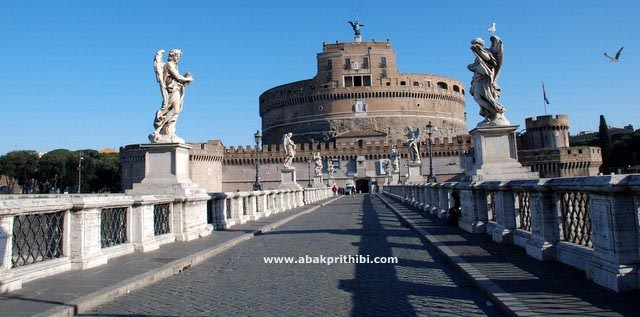 রোমের স্থাপত্য - কাস্তেল সান্ত এঞ্জেলো ( Castel Sant’Angelo, Rome, Italy)