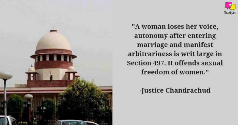 "Husband Not The Master", Supreme Court Strikes Down Adultery Law
