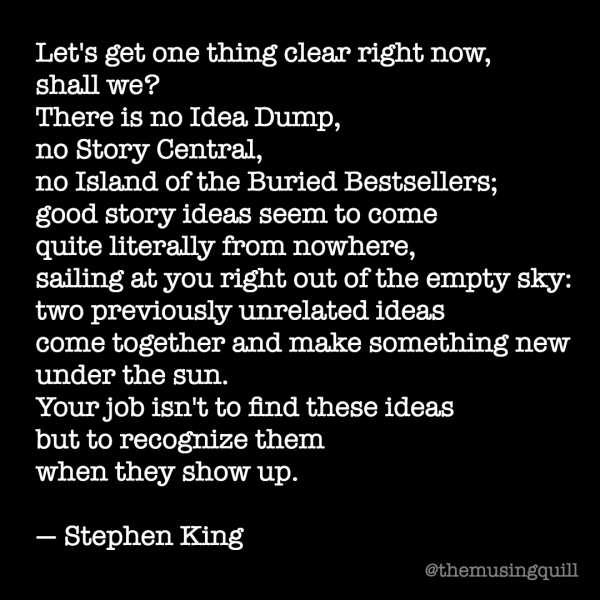 #Quoted: Good Story Ideas Seem To Come From…