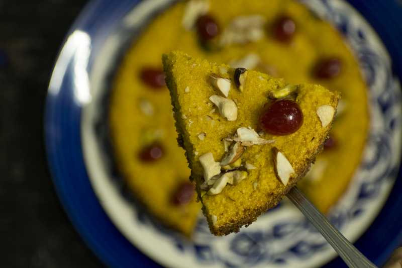 (Recipe) Mango Rava Cake - Eggless In Pressure Cooker | Kadchi.in