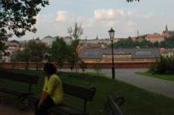 প্রাগের প্রাচীন প্রাসাদ প্রাঙ্গণে (Vyšehrad,  Prague, Czech Republic)