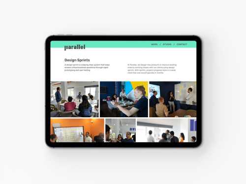 ð - Work This Week 2. Our New Website â¶