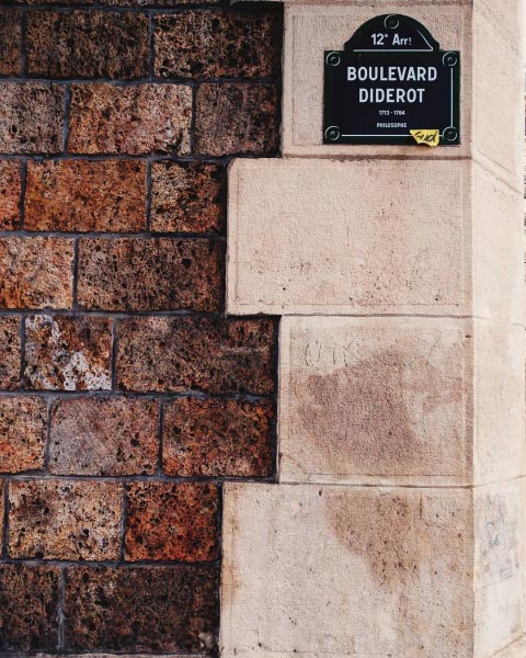 #street #signs And #philosophy #diderot #paris