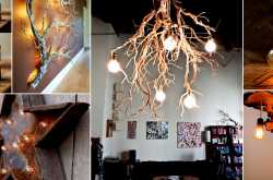 25 Beautiful DIY Wood Lamps and Chandeliers That Will Light Up Your Home - Jingko x Maple