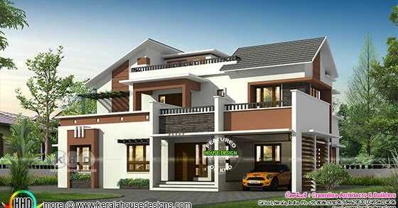 2794 Sq-ft 4 Bedroom Modern Contemporary House Plan