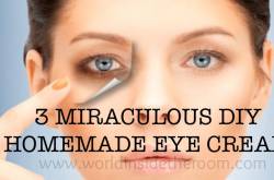 3 MIRACULOUS DIY HOMEMADE EYE CREAM - WORLD INSIDE THE ROOM