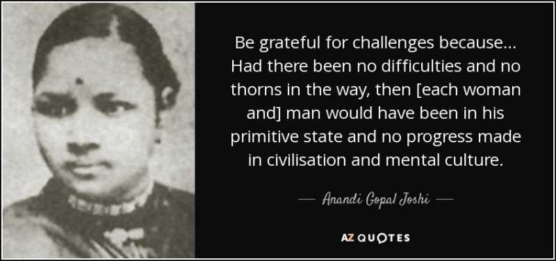 4 Ways Anandi Gopal Will Make You A Better Wo(Man) - Not-So Secret