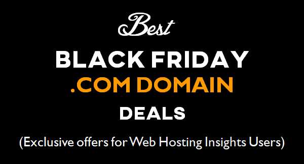 5+ Black Friday Domain Deals 2019 (Up To 94% OFF) - Big Sale