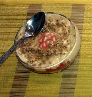 6 Layer Watermelon,yoghurt & Crunch Dessert