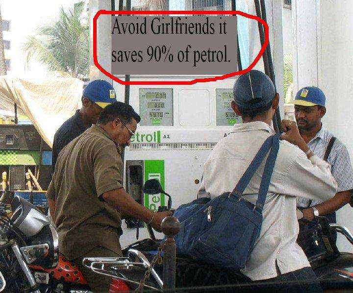 A Funny Tip:How To Save Petrol?