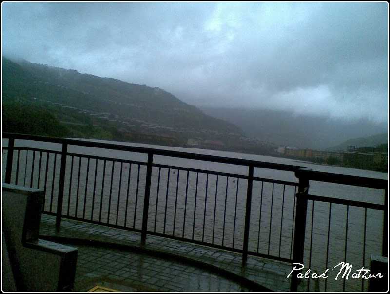 A River, The Mountains And The Clouds