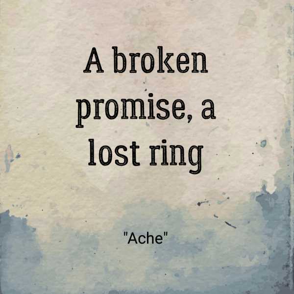 Ache : Six Word Story Challenge