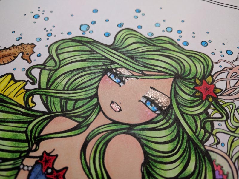 Add Some Sparkle To Your Coloring Books