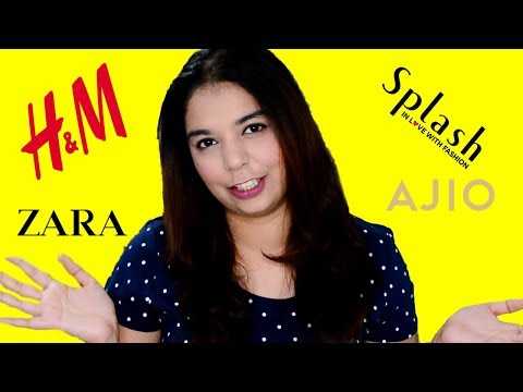 Affordable Spring Summer Clothing Haul : Ajio, Zara, Splash, H&M