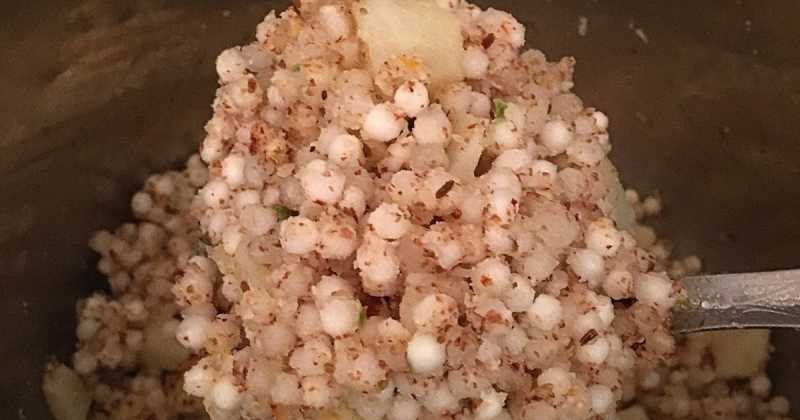 Almond Meal Sabudana Khichadi In The Instant Pot