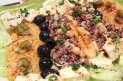 Almost Mediterranean salad platter