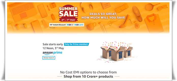 Amazon Summer Sale 2019-Top Gadgets Deals & Discounts [Upto 70% Off]