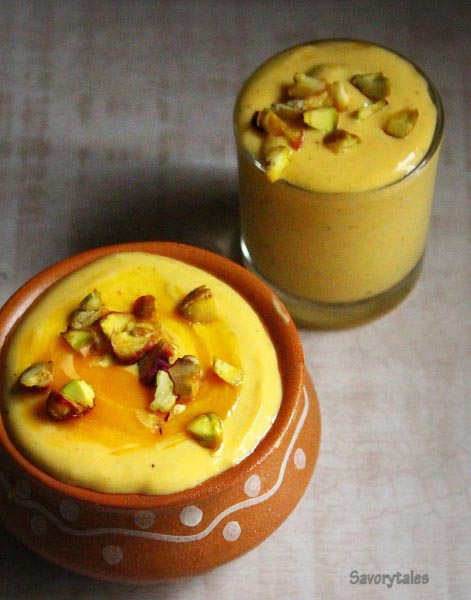Amrakhand Recipe | Instant Mango Shrikhand Recipe | Shrikhand Recipe