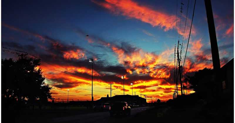 And The Sky Lit Up So It Could Hide Her Burning.