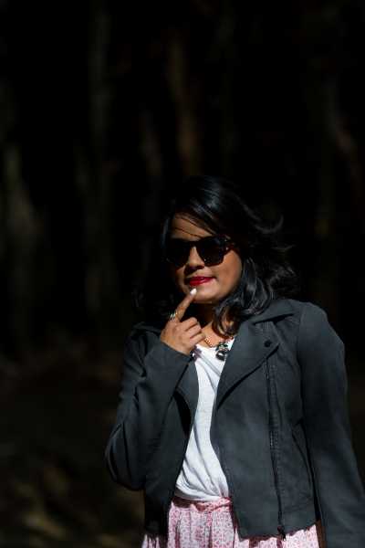 Anti Romantic: Biker Jacket And Flared Skirt