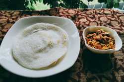 Appam and Egg curry