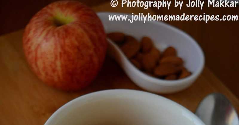 Apple Almond Halwa, How To Make Seb Badam Halwa Recipe | Apple Almond Pudding