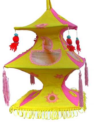 Applique Diwali Lamp Shades