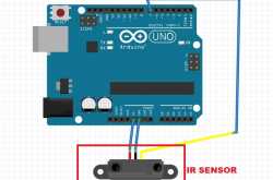 Arduino and processing based GUI person counter