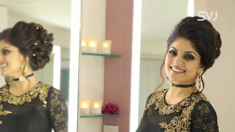 Art Of Indian Coiffures: Ehsaas, A Contemporary Indian Bridal Hairstyle | Indian Graffiti