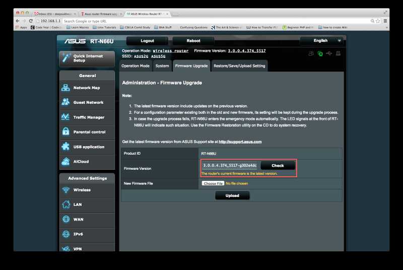 Asus Router RT-N66U - Sharing Experience As I Upgraded Firmware For The First Time (including Errors Faced And Their Solutions)