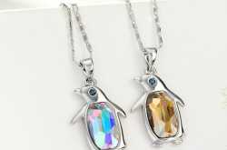 Austrian Crystal Penguin Necklaces and Earrings | Girl Gloss