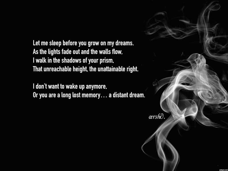 BECAUSE I DON’T WANT TO LOVE YOU 