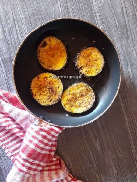 Baingan Fry Recipe | Vangyache Kaap | Vainganache Phodi Recipe