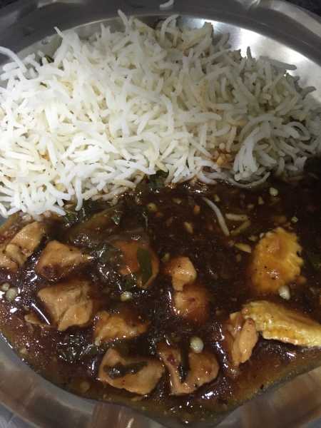 Basil Chicken With Rice… Too Good!!