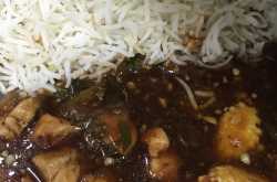 Basil chicken with Rice… Too good!!