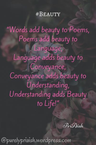 Beauty From Words