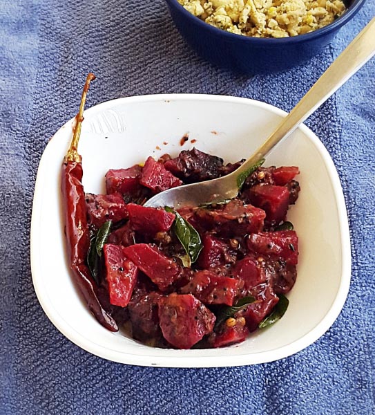 Beetroot Cooked In Almond Based Masala Gravy - My Indian Taste