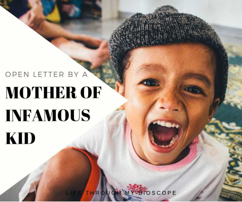 Being A Mother Of A Naughty Kid - Life Through My Bioscope