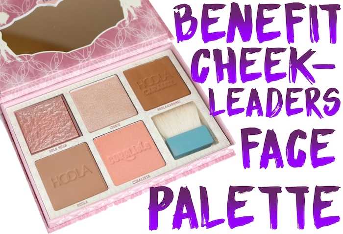 Benefit Cheekleaders Face Palette Review, Swatches, Demo