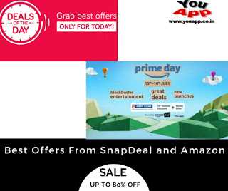 Best Offers From SnapDeal And Amazon|YouApp