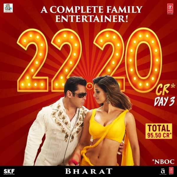 Bharat Box Office Collection Day 3: Salman Khan And Katrina Kaif Starrer Has Earned Rs 95.50