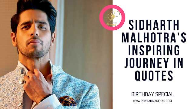 Birthday Special | Sidharth Malhotra