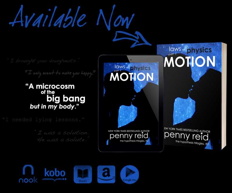 Blog Tour - #BookReview And #giveaway Motion By Penny Reid @reidromance @jennw23