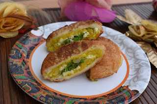 Bread Patties With Triple Stuffing