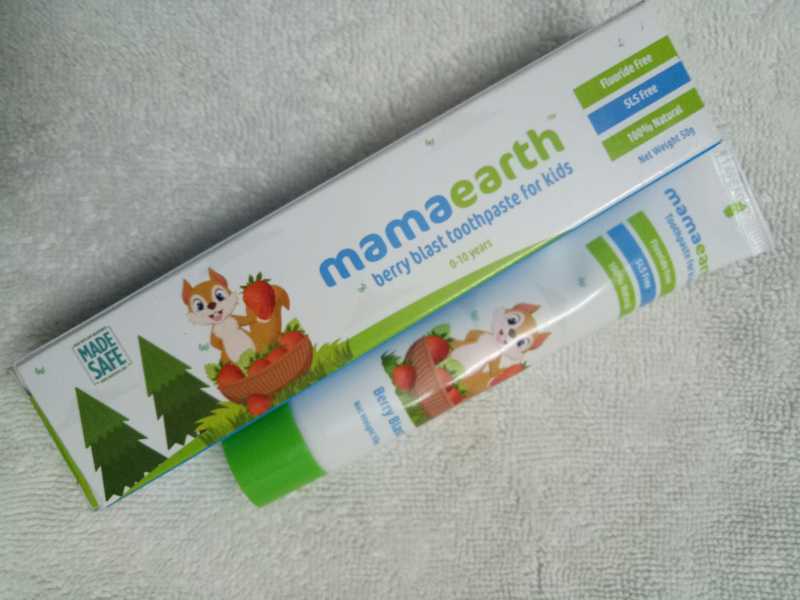 Brushing Is Fun With Mamaearth Natural Berry Blast Kids Toothpaste| Naural Ingredients, Safe To Swallow And Contains No Artificial Ingredients And Makes Gums Stronger And Doesn