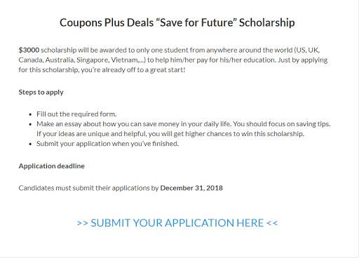 Careers Jobs In Pakistan: International Undergraduate, Graduate And Doctoral Coupen Plus Deals Scholarship In US